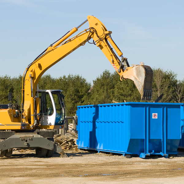 what happens if the residential dumpster is damaged or stolen during rental in East Hardwick Vermont